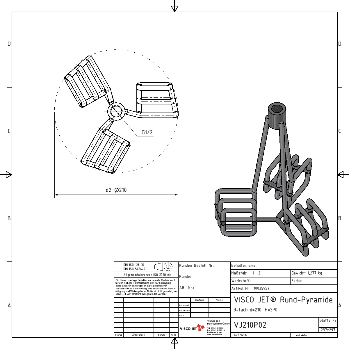 VISCO JET® PYRAMIDE Ø 210mm